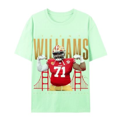 Casual Short Sleeve T-Shirt  Trent Williams Tee