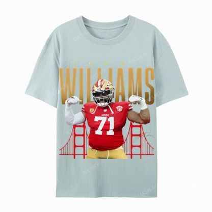 Casual Short Sleeve T-Shirt  Trent Williams Tee