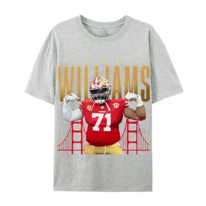 Casual Short Sleeve T-Shirt  Trent Williams Tee