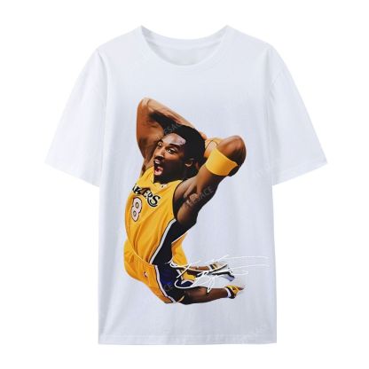 Casual Short Sleeve T-Shirt KOBE AND JORDAN 10.24