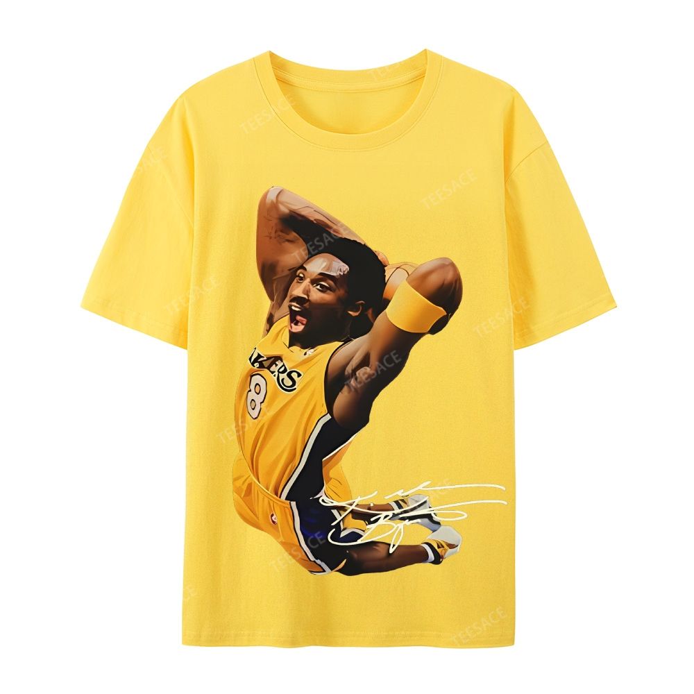 Casual Short Sleeve T-Shirt KOBE AND JORDAN 10.24