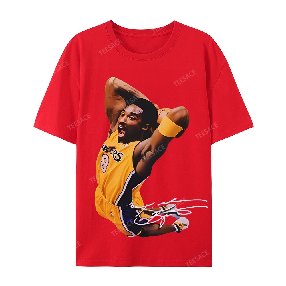 Casual Short Sleeve T-Shirt KOBE AND JORDAN 10.24