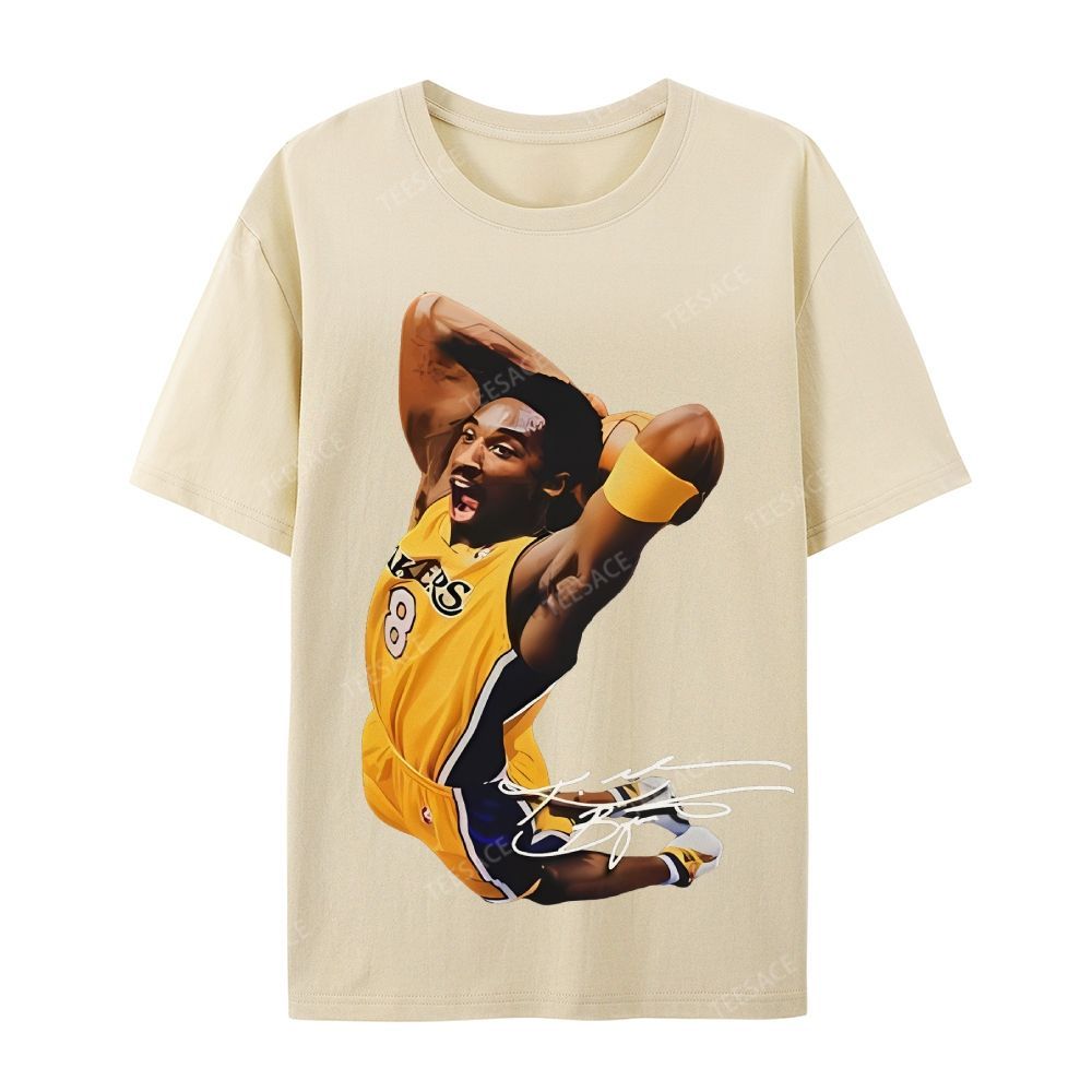 Casual Short Sleeve T-Shirt KOBE AND JORDAN 10.24