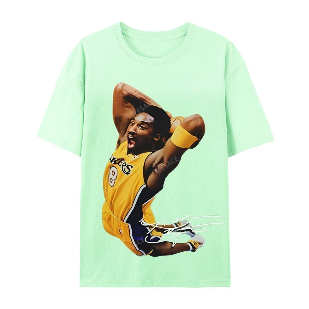 Casual Short Sleeve T-Shirt KOBE AND JORDAN 10.24