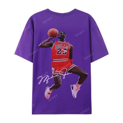 Casual Short Sleeve T-Shirt KOBE AND JORDAN 10.24