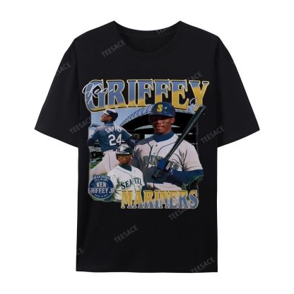 Casual Short Sleeve T-Shirt KEN GRIFFEY JR TEE