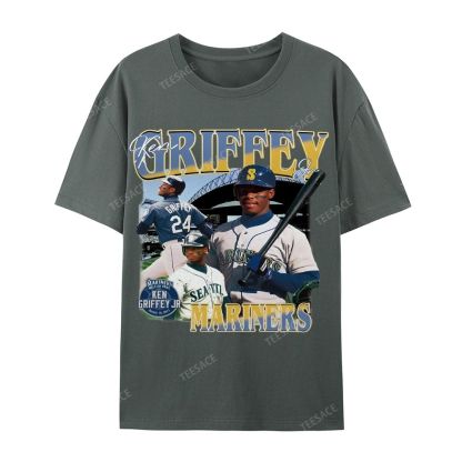 Casual Short Sleeve T-Shirt KEN GRIFFEY JR TEE