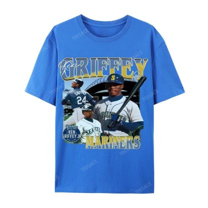Casual Short Sleeve T-Shirt KEN GRIFFEY JR TEE