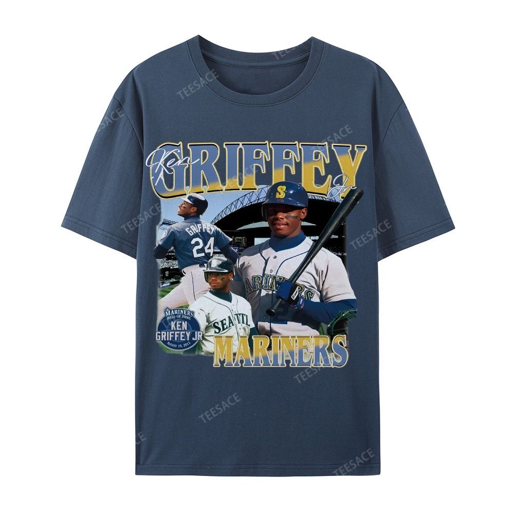 Casual Short Sleeve T-Shirt KEN GRIFFEY JR TEE