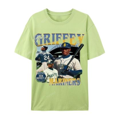 Casual Short Sleeve T-Shirt KEN GRIFFEY JR TEE