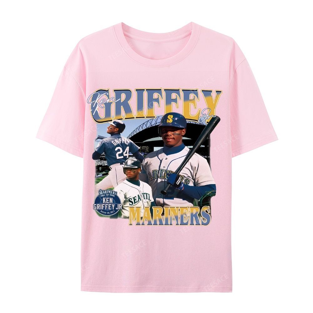 Casual Short Sleeve T-Shirt KEN GRIFFEY JR TEE