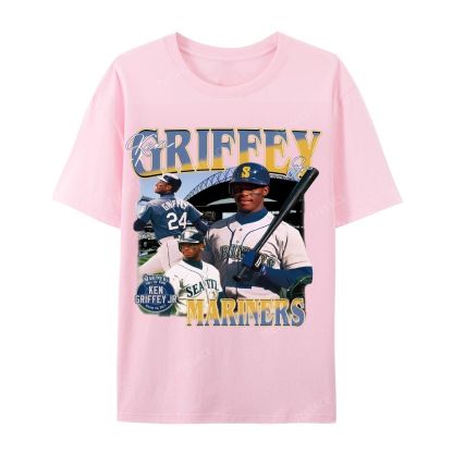 Casual Short Sleeve T-Shirt KEN GRIFFEY JR TEE