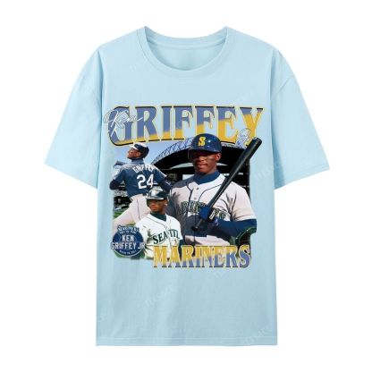 Casual Short Sleeve T-Shirt KEN GRIFFEY JR TEE