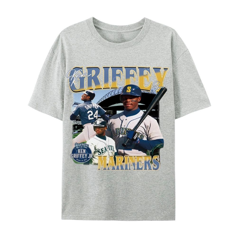 Casual Short Sleeve T-Shirt KEN GRIFFEY JR TEE