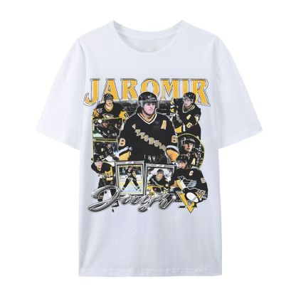 Casual Short Sleeve T-Shirt JAROMIR JAGR TEE