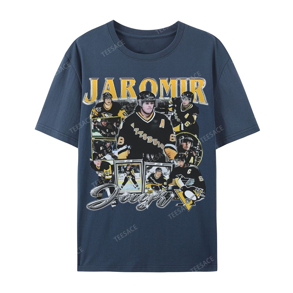 Casual Short Sleeve T-Shirt JAROMIR JAGR TEE