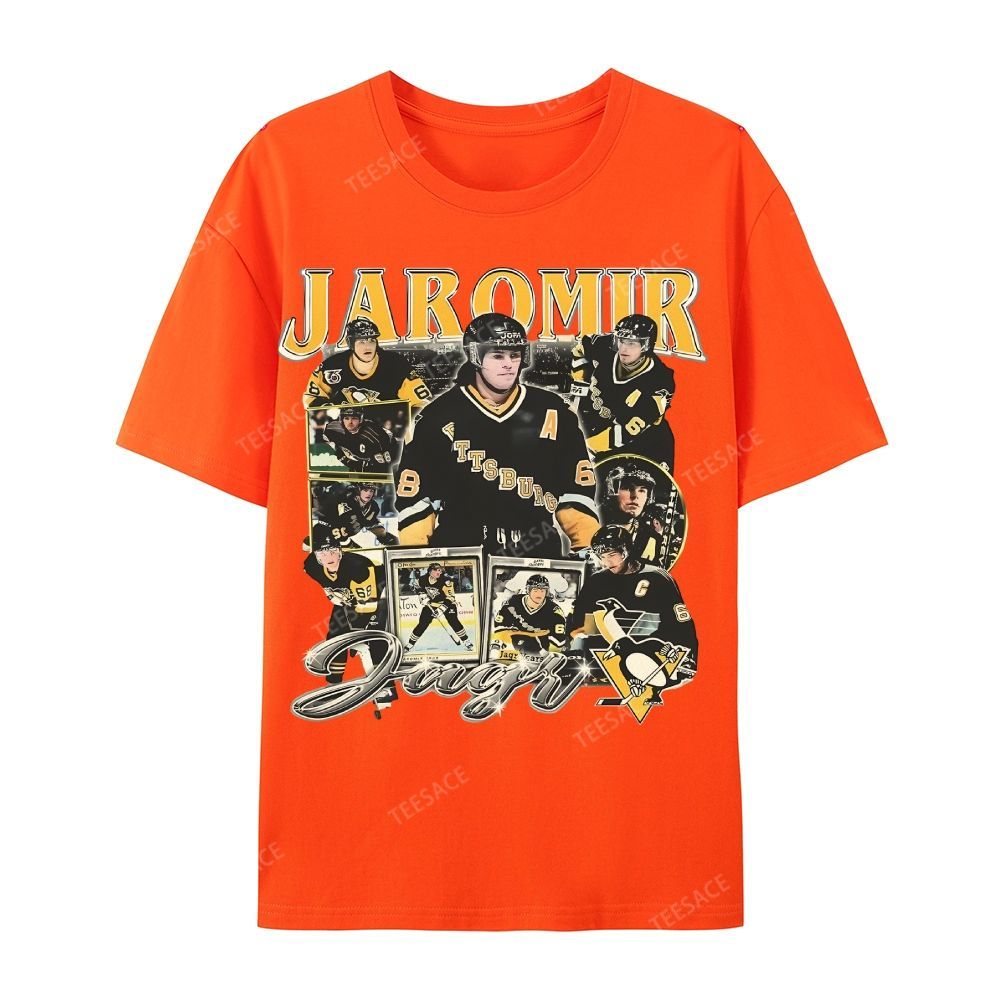 Casual Short Sleeve T-Shirt JAROMIR JAGR TEE