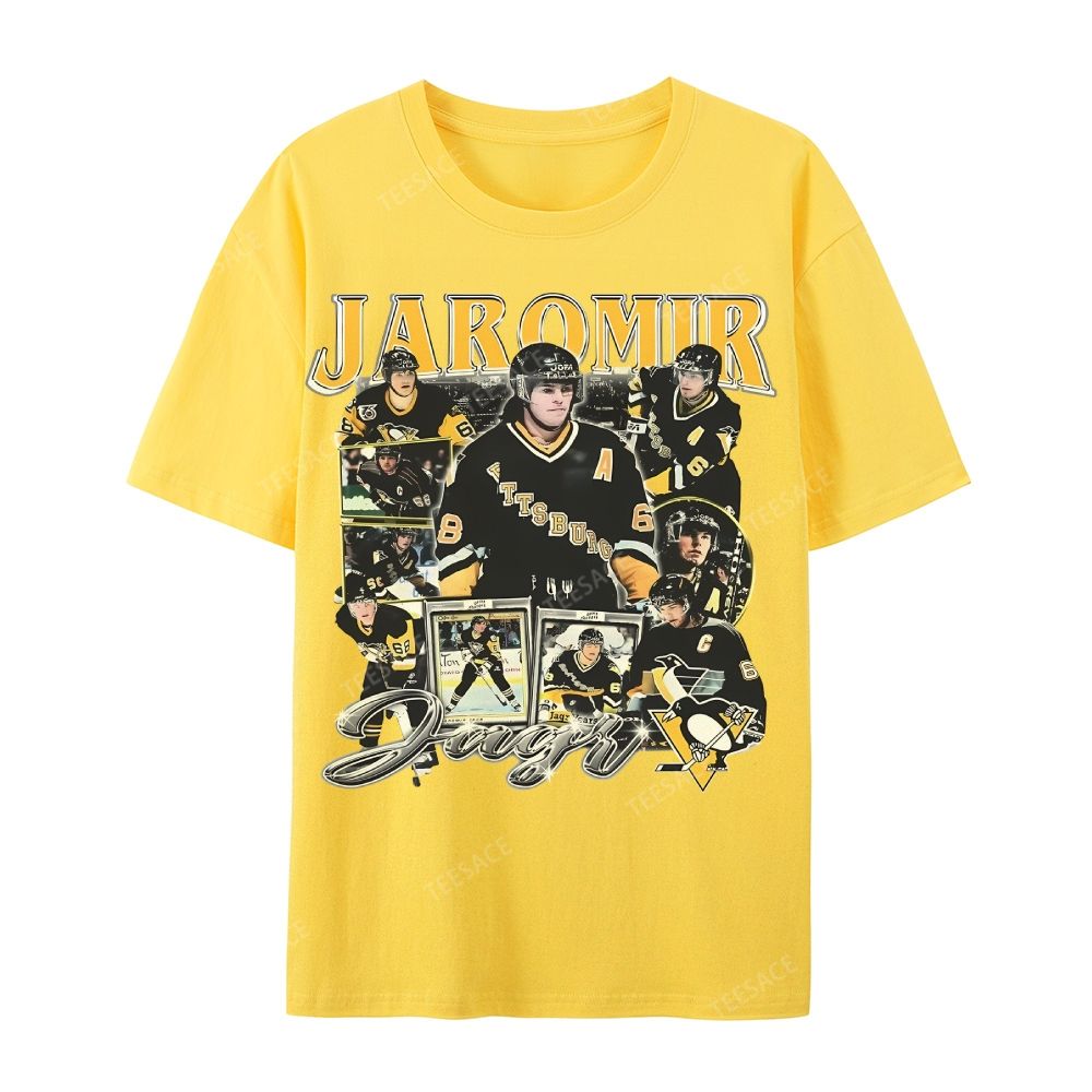 Casual Short Sleeve T-Shirt JAROMIR JAGR TEE