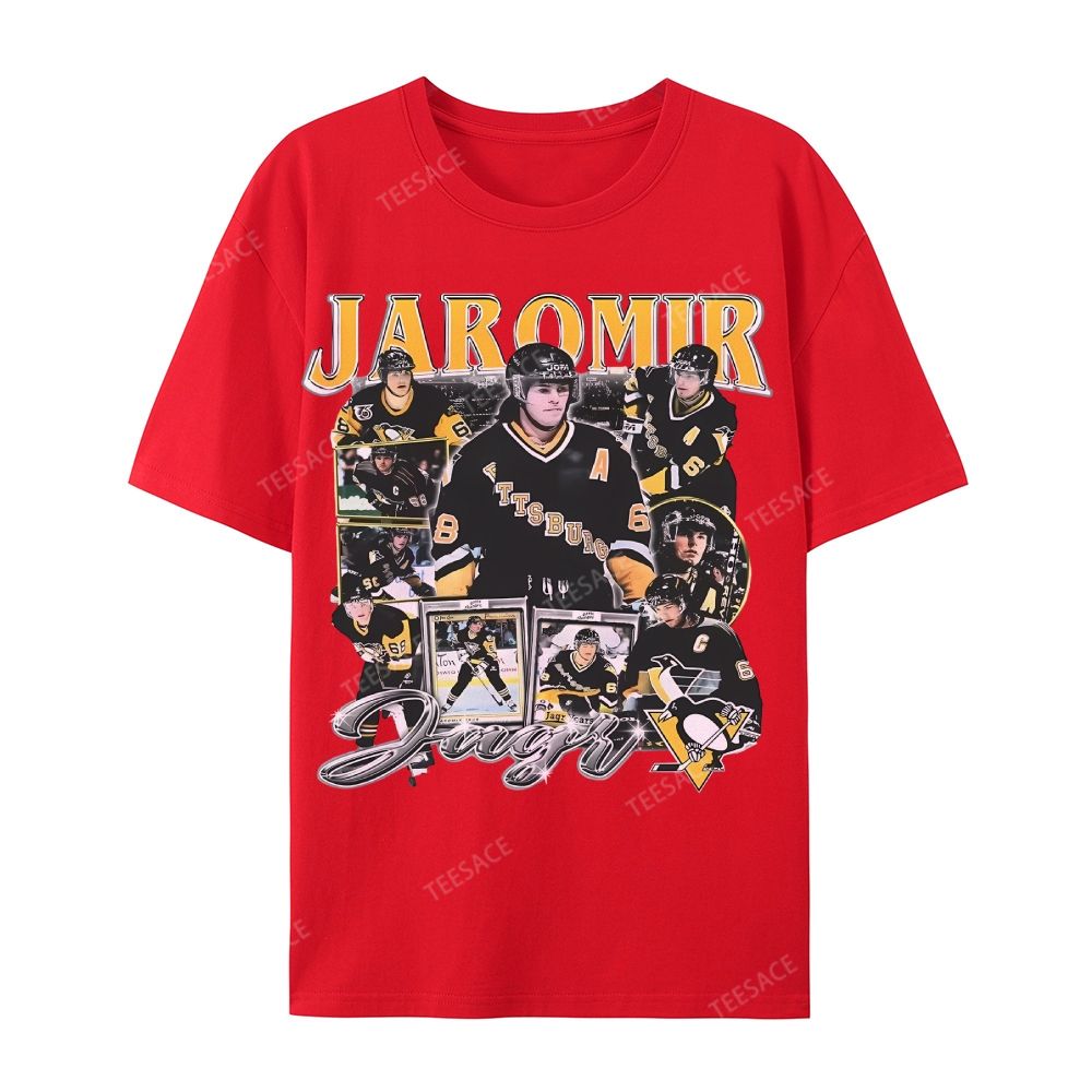 Casual Short Sleeve T-Shirt JAROMIR JAGR TEE