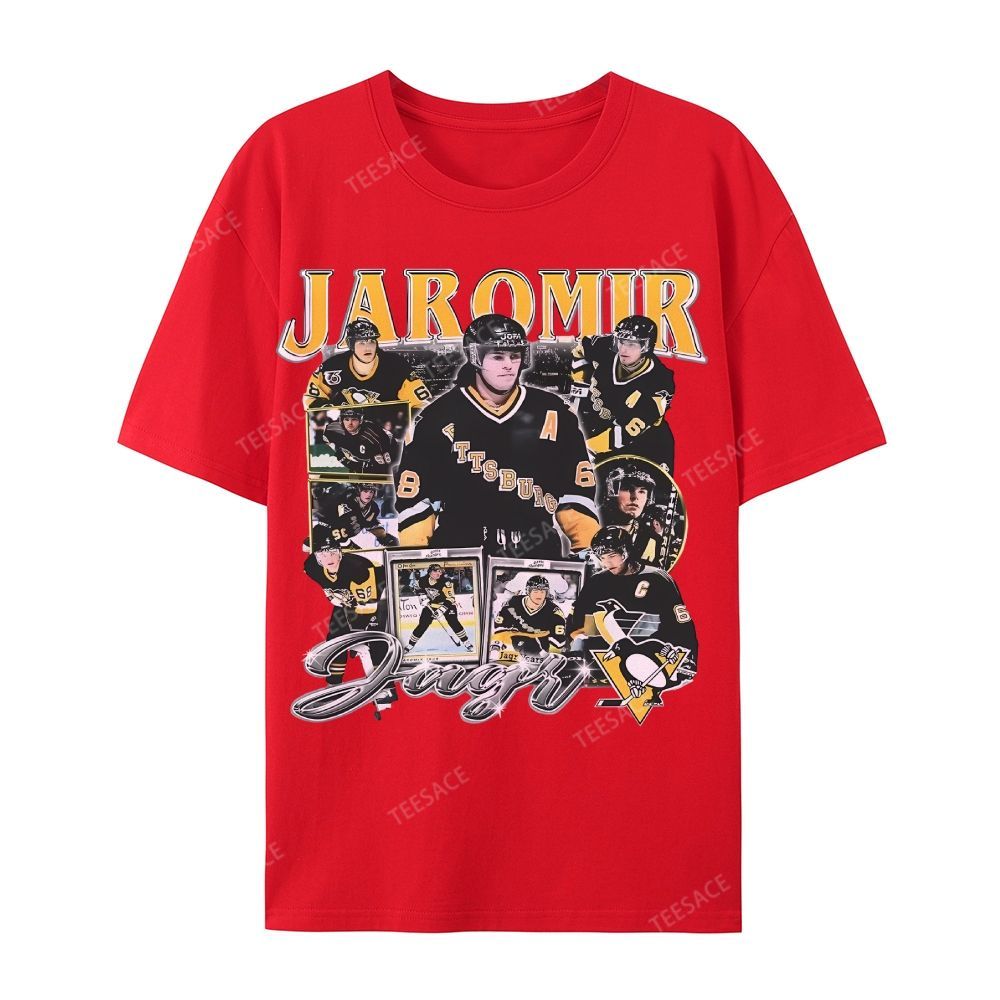 Casual Short Sleeve T-Shirt JAROMIR JAGR TEE
