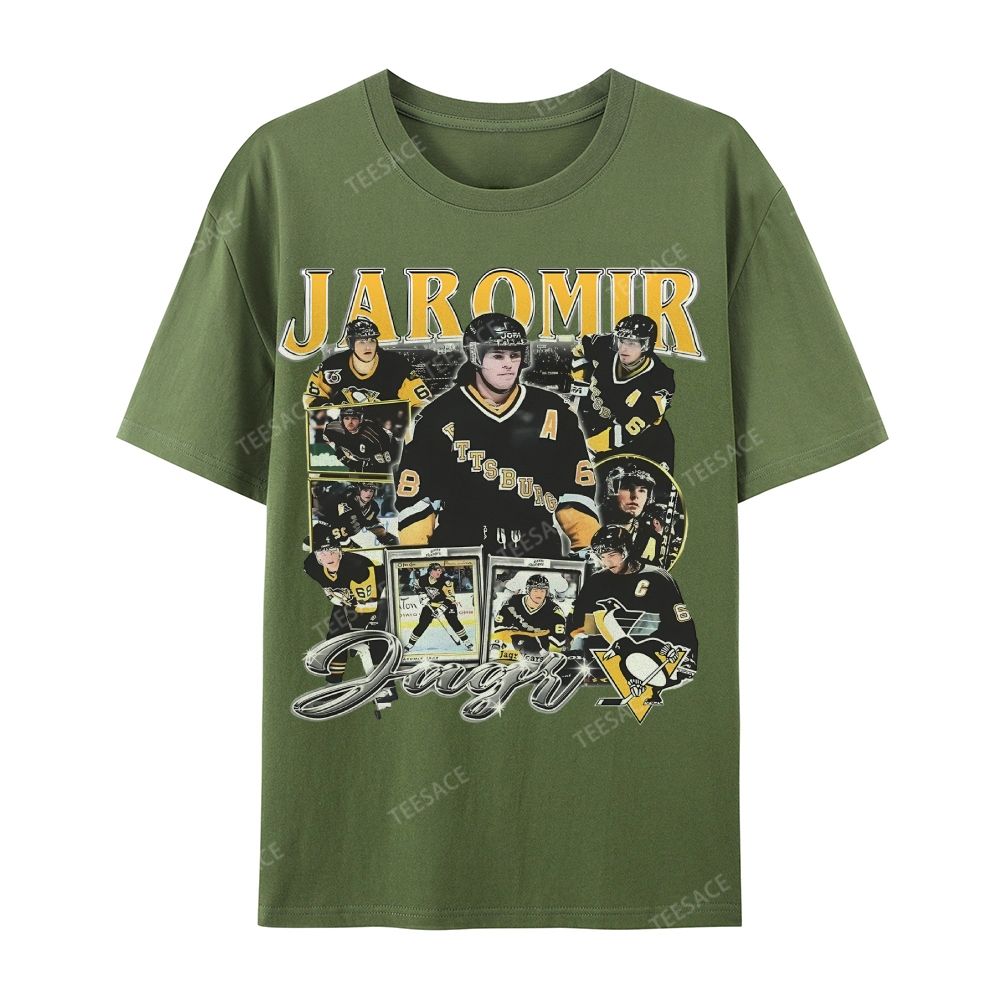 Casual Short Sleeve T-Shirt JAROMIR JAGR TEE