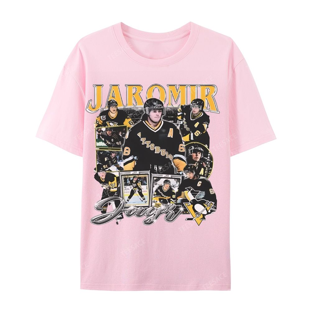 Casual Short Sleeve T-Shirt JAROMIR JAGR TEE