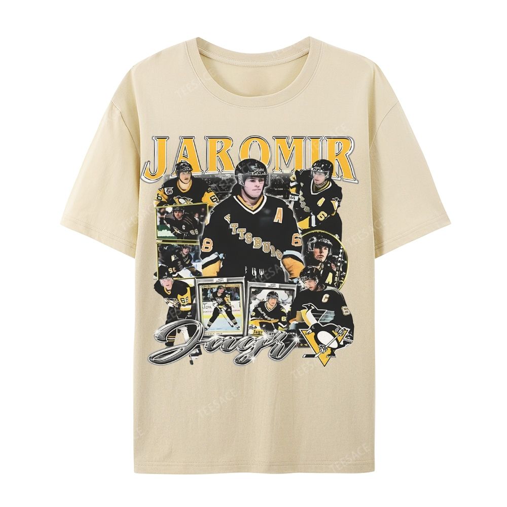 Casual Short Sleeve T-Shirt JAROMIR JAGR TEE