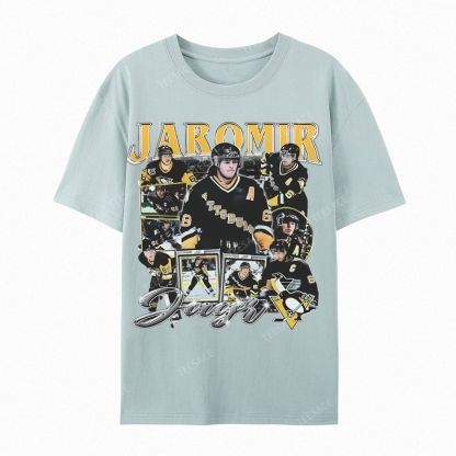 Casual Short Sleeve T-Shirt JAROMIR JAGR TEE