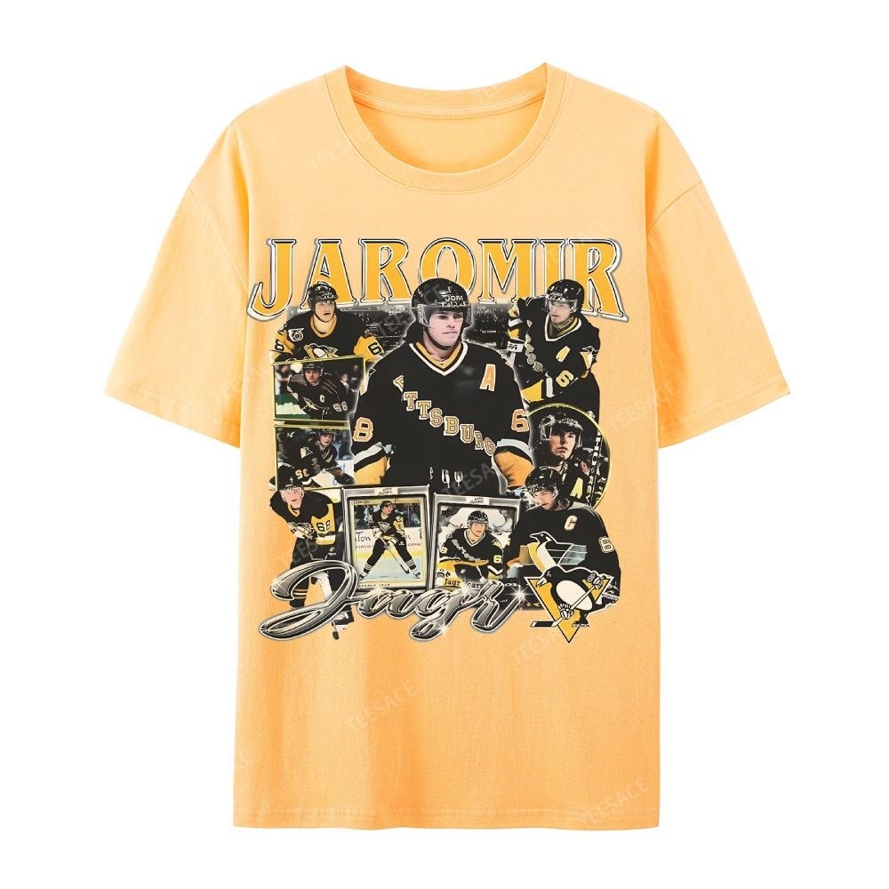 Casual Short Sleeve T-Shirt JAROMIR JAGR TEE