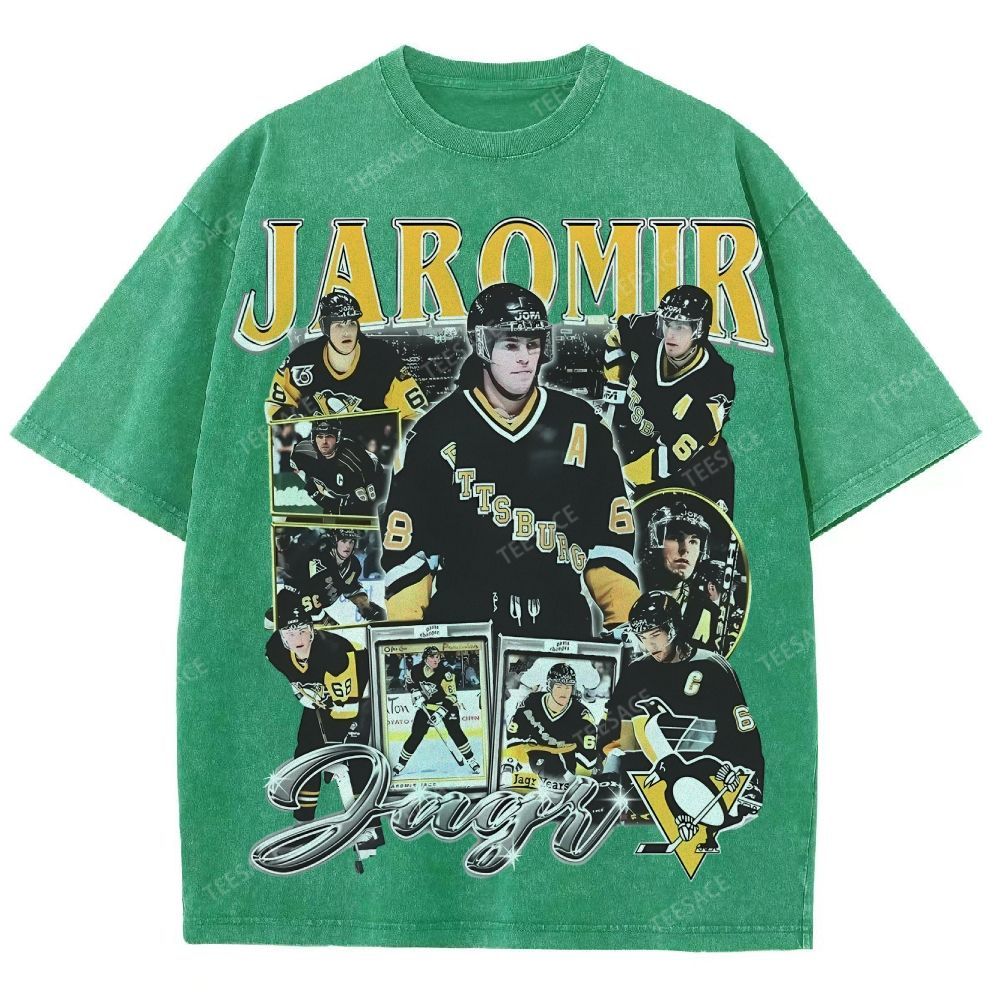 Unisex Fit Washed T-Shirt JAROMIR JAGR TEE