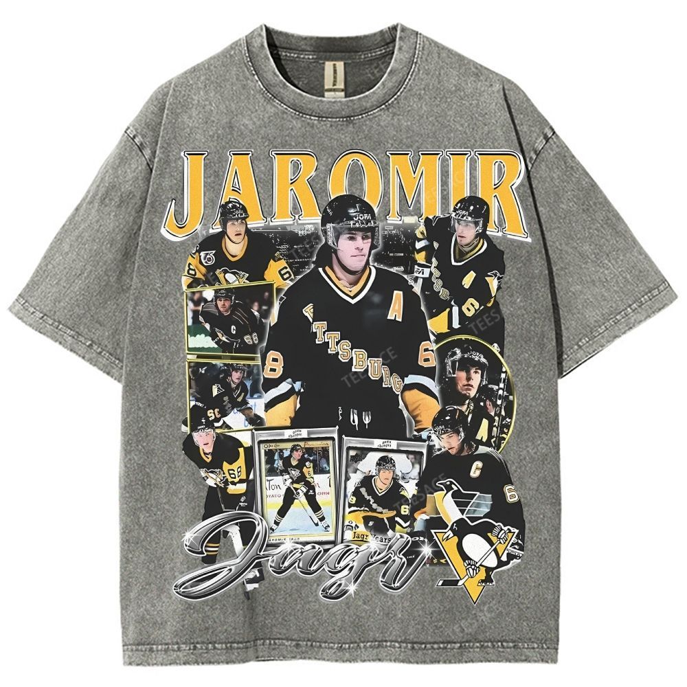 Unisex Fit Washed T-Shirt JAROMIR JAGR TEE
