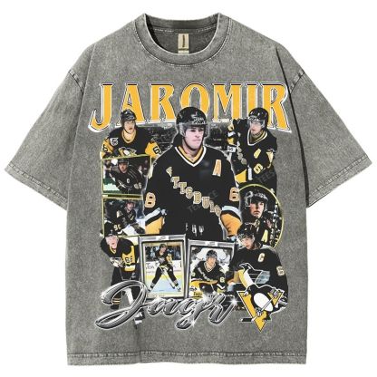 Unisex Fit Washed T-Shirt JAROMIR JAGR TEE