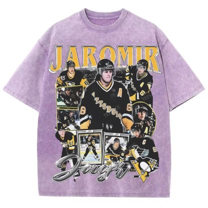 Unisex Fit Washed T-Shirt JAROMIR JAGR TEE