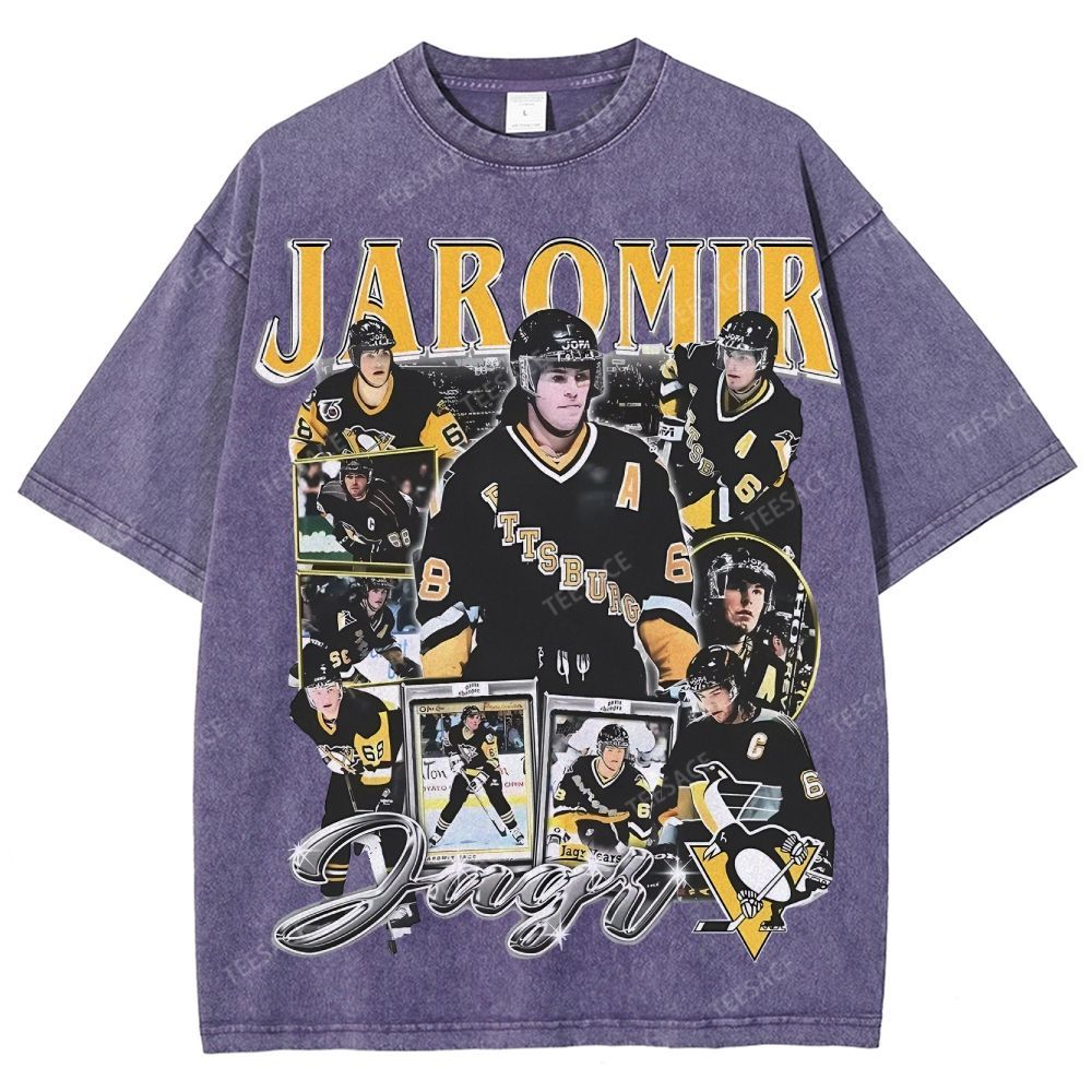 Unisex Fit Washed T-Shirt JAROMIR JAGR TEE