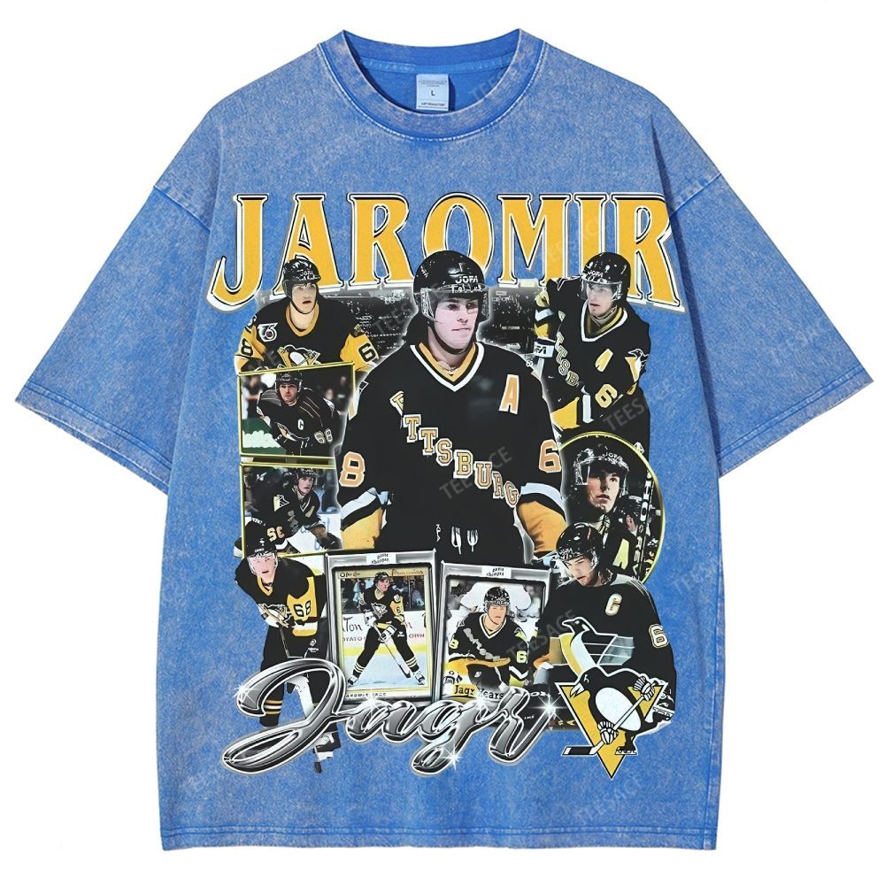 Unisex Fit Washed T-Shirt JAROMIR JAGR TEE