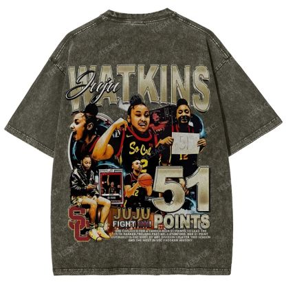 Unisex Fit Washed T-Shirt JUJU WATKINS Tee