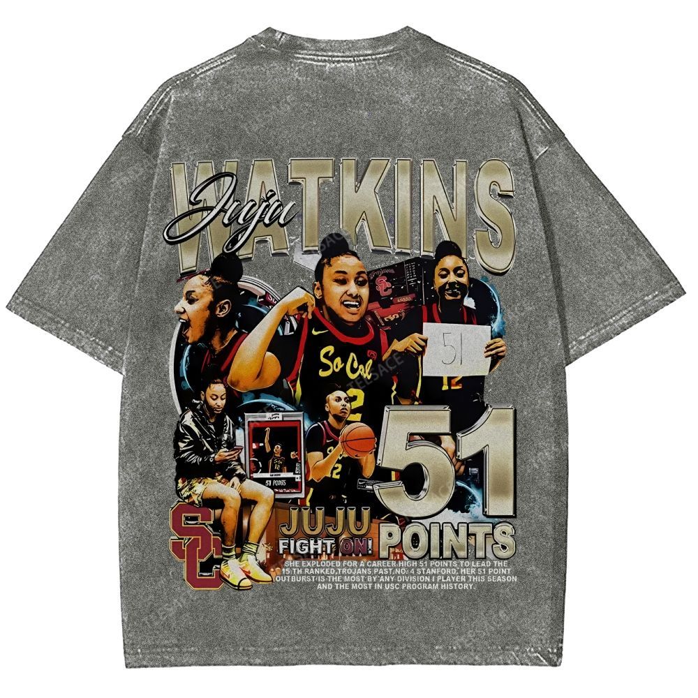 Unisex Fit Washed T-Shirt JUJU WATKINS Tee