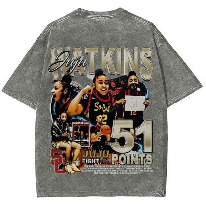 Unisex Fit Washed T-Shirt JUJU WATKINS Tee