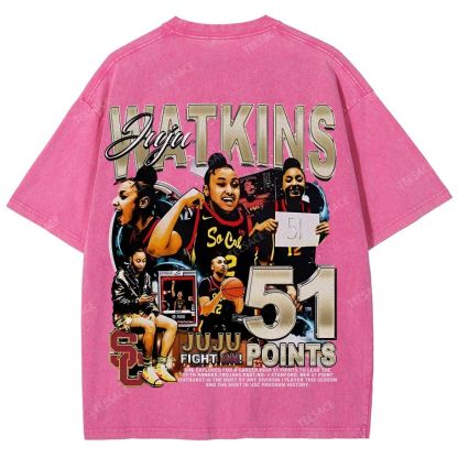 Unisex Fit Washed T-Shirt JUJU WATKINS Tee