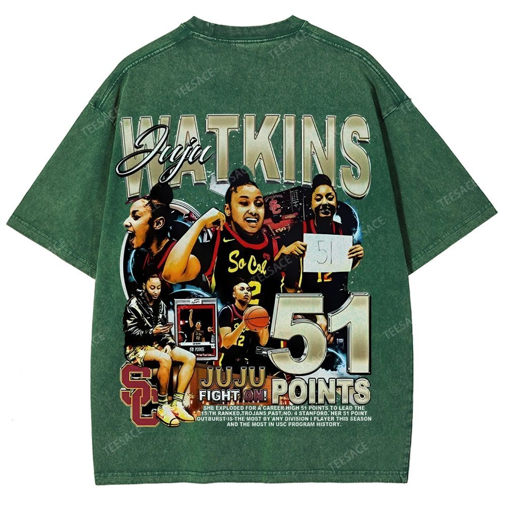 Unisex Fit Washed T-Shirt JUJU WATKINS Tee