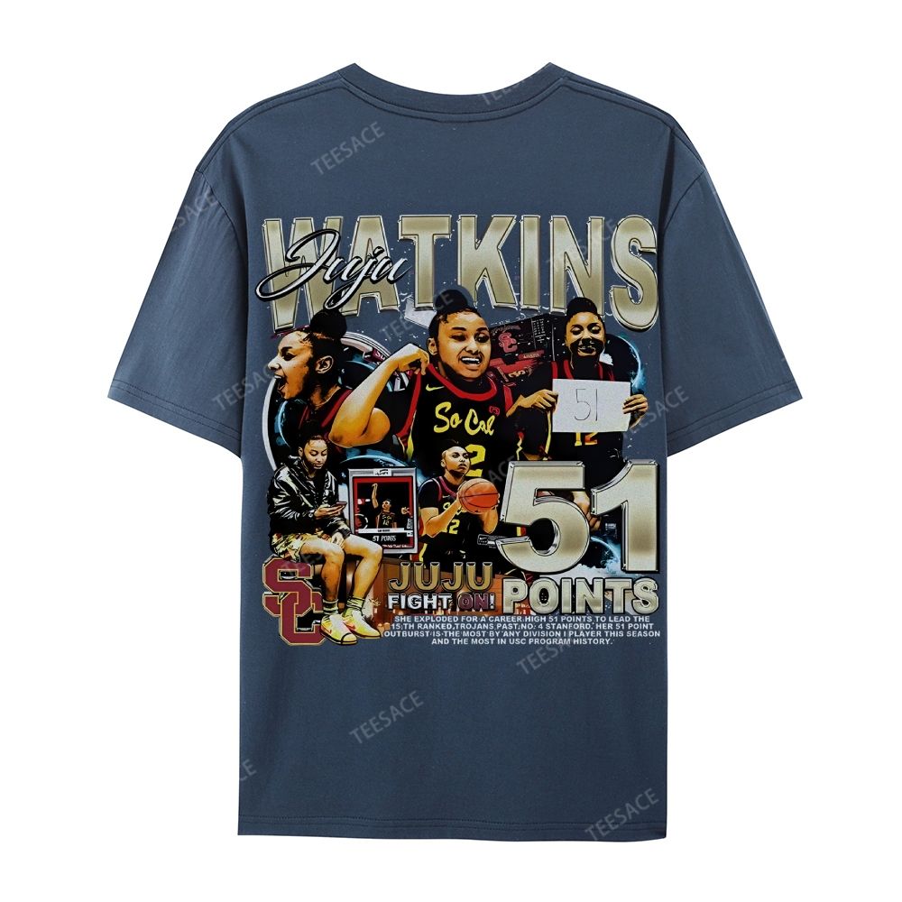 Casual Short Sleeve T-Shirt  JUJU WATKINS Tee