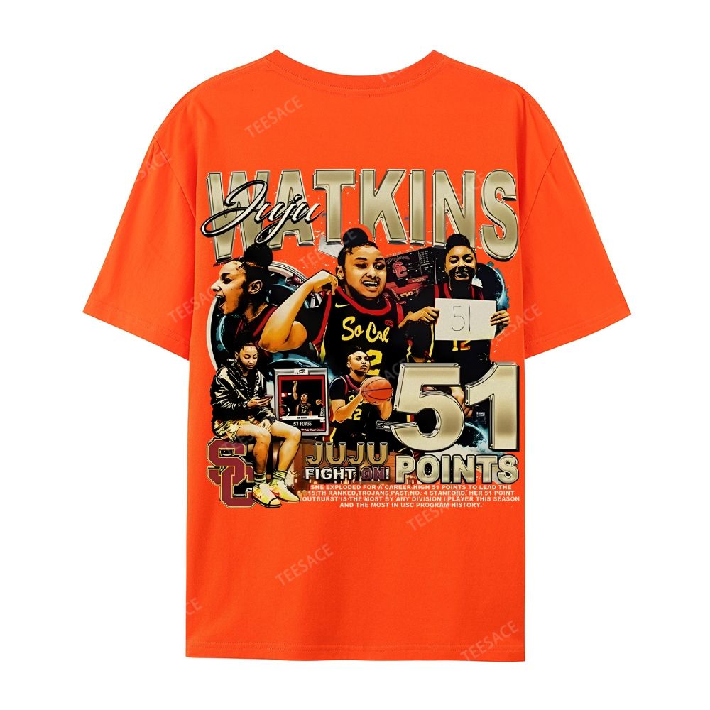 Casual Short Sleeve T-Shirt  JUJU WATKINS Tee