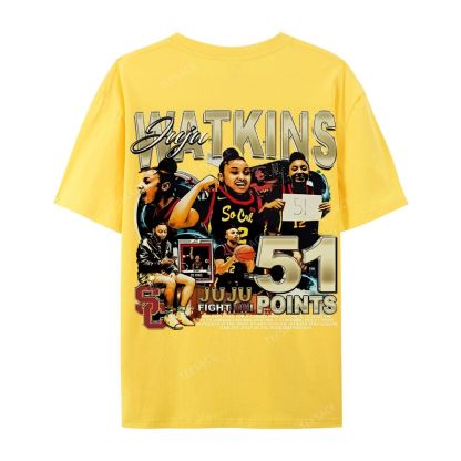 Casual Short Sleeve T-Shirt  JUJU WATKINS Tee