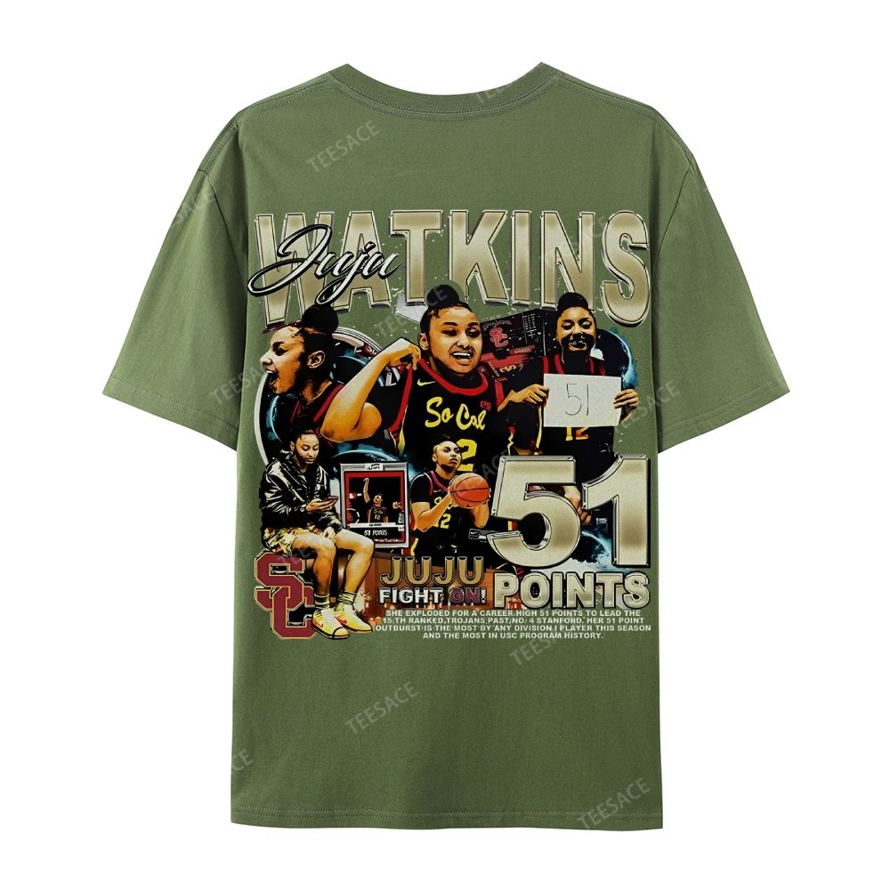 Casual Short Sleeve T-Shirt  JUJU WATKINS Tee