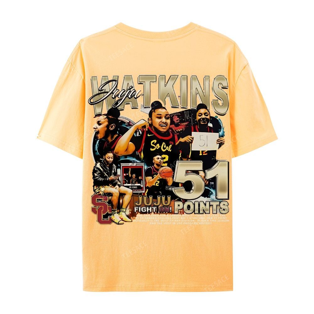 Casual Short Sleeve T-Shirt  JUJU WATKINS Tee