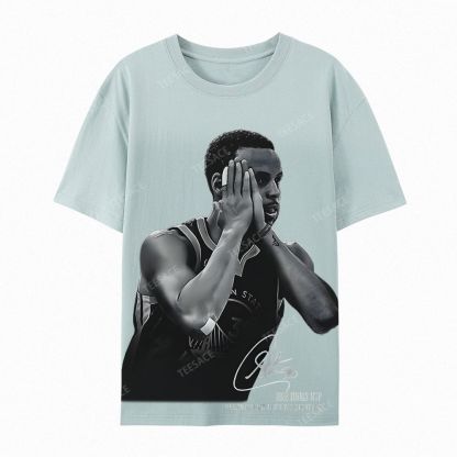 Casual Short Sleeve T-Shirt Vintage Tee  STEPHEN CURRY