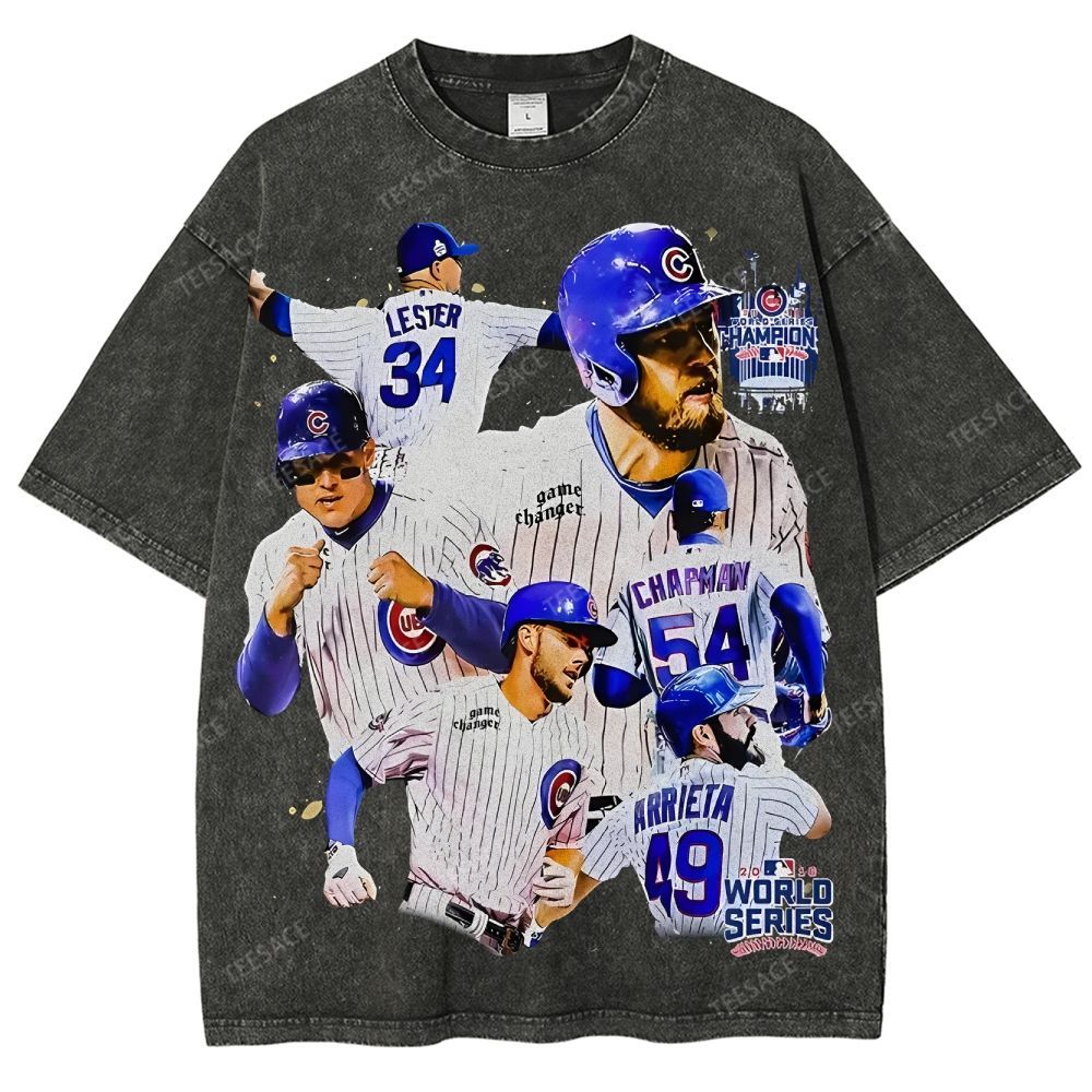 2016 WORLD SERIES CHAMPS - CUBS TEE - [DS]