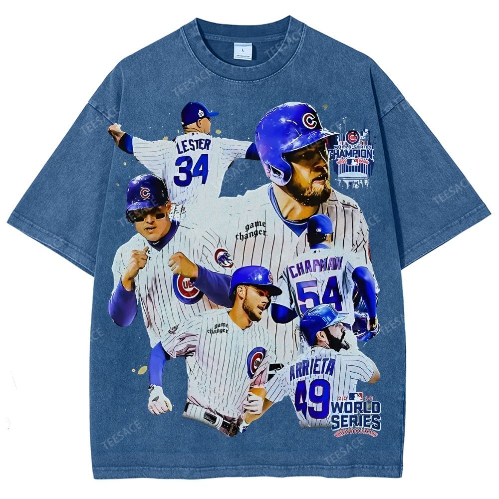 2016 WORLD SERIES CHAMPS - CUBS TEE - [DS]