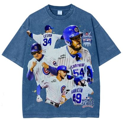 2016 WORLD SERIES CHAMPS - CUBS TEE - [DS]