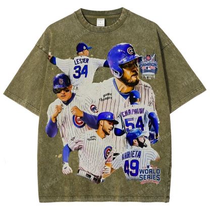 2016 WORLD SERIES CHAMPS - CUBS TEE - [DS]
